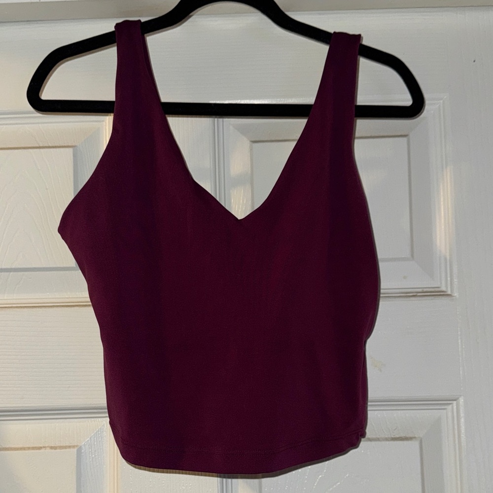 Athleta plum tank top